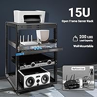 Eastrexon 15U Open Frame Server Rack — image 2