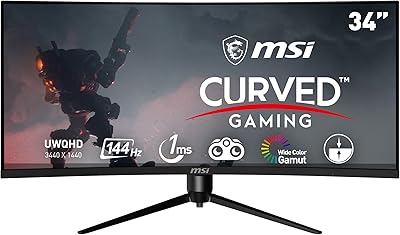 MSI Optix MAG342CQR 34-inch Curved Gaming Monitor
