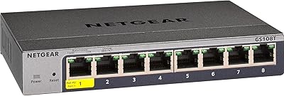 NETGEAR 8-Port Gigabit Ethernet Smart Switch GS108T