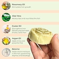 Relaxcation Organic Rosemary & Aloe Vera Shampoo Bar — image 6