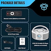 WIITHINK Portable CD Player Boombox WTB-791 — image 9