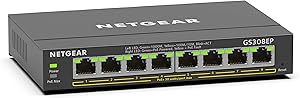 NETGEAR GS308EP 8-Port PoE Gigabit Ethernet Switch Review