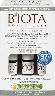 BIOTA Botanicals Advanced Herbal Care Leave-In Serum, 12 count, 0.34 oz.