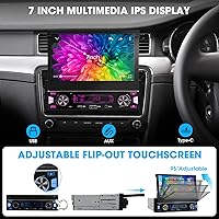 SOUNDKITS SF20251010B0F9NRMND7 Single Din Stereo with Flip-Out Touchscreen — image 4