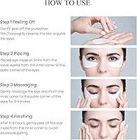 VIIcode O2M Oxygen Eye Mask for All Night Repair, 6 Pairs — image 7