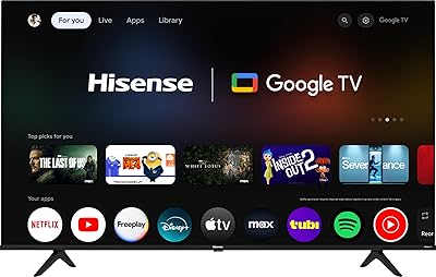 Hisense 55A6H 55-Inch 4K UHD Smart Google TV