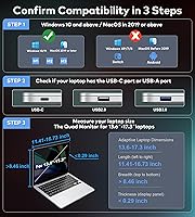 FOPO S680 14″ Laptop Screen Extender Monitor — image 2