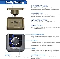Chtoocy Solar Driveway Alarm 4 Sensors 1 Receiver — image 9