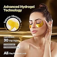 ZZILME 24k Gold Under Eye Patches, 60 Pcs — image 4