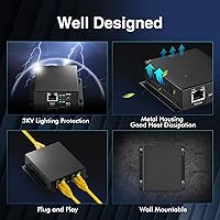 MokerLink 3-Port Gigabit PoE Passthrough Switch — image 5