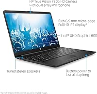 HP 2022 Notebook 15 Laptop, Intel Celeron N4020, 8GB RAM, 128GB SSD — image 3