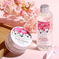 BODY & EARTH Cherry Blossom Bath and Body Gift Set for Women — image 4