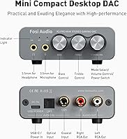 Fosi Audio K5 Pro Gaming DAC Headphone Amplifier — image 2