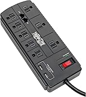 Tripp Lite TLP88TUSBB USB Charging Computer Surge Protector — image 1