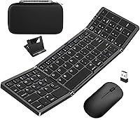 EDJO Foldable Wireless Keyboard and Mouse Combo — image 1