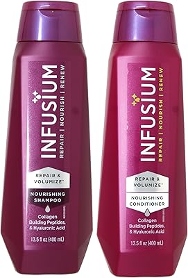 Infusium Repair & Volumize Shampoo & Conditioner Set, 13.5oz