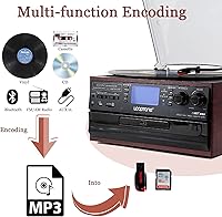 LoopTone TR-19PCD 10-in-1 Bluetooth Turntable — image 6