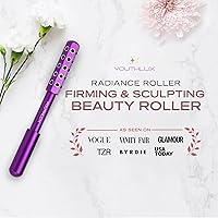 YOUTHLAB Radiance Roller – Germanium Stone Facial Massage Tool (Purple) — image 2
