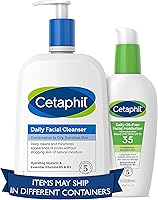 Cetaphil Daily Cleanser and SPF Kit 20 oz + SPF 35 Moisturizer 3 oz — image 1