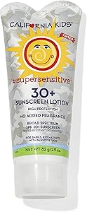 California Kids Sunscreen SPF 30+ Travel Size 2.9oz Review