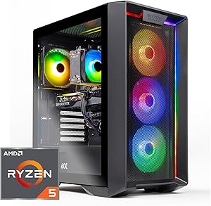 Skytech Gaming Nebula Desktop PC, Ryzen 5 5500, RX 6500XT, 16GB RAM, 1TB SSD Review