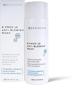 DCL Skincare B Prox Anti-Blemish Acne Wash 10% Benzoyl Peroxide 6.7oz Review
