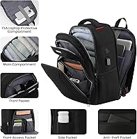 YAMTION Laptop Backpack with USB Charging Port — image 3