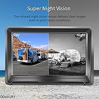 DOUXURY Wireless Backup Camera Solar Magnetic 5″ Monitor — image 6