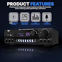 Pyle PT260A 200W Home Audio Power Amplifier — image 6