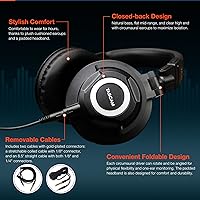 Tascam TH-07 High Definition Studio Monitor Headphones — image 3