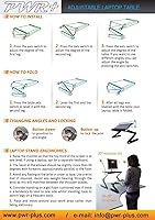 PWR+ Laptop Table Stand Adjustable Riser — image 7