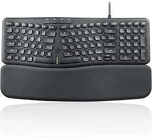 Perixx PERIBOARD-536B Wired Ergonomic Compact Keyboard Review