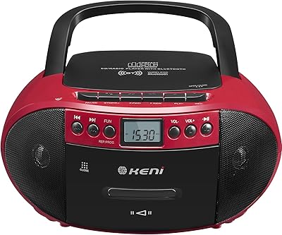 G Keni BT-9224MU Portable CD and Cassette Player Boombox