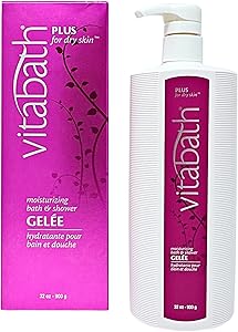 Vitabath Plus For Dry Skin Moisturizing Bath & Shower Gel Wash 32 oz Review