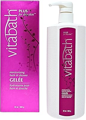 Vitabath Plus For Dry Skin Moisturizing Bath & Shower Gel Wash 32 oz