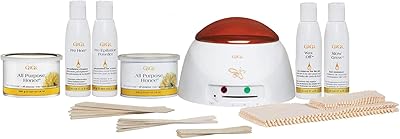 GiGi Professional Waxing Hair Removal Student Starter Kit + Honee Wax, 14 Ounces