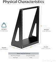 StarTech 2POSTRACK16 16U Heavy-Duty Desktop Server Rack — image 2