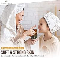 Terra Lotus Organic Grass-Fed Beef Tallow Balm with Raw Honey 4oz Unscented — image 2