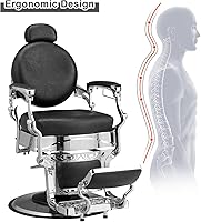 Winado Heavy Duty Vintage Recline Barber Chair — image 5