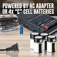 QFX RETRO-39 Portable Shoebox Cassette Tape Recorder — image 8