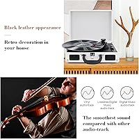 DIGITNOW Vinyl Record Player M422 White — image 7