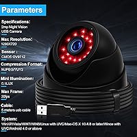 ELP 1MP HD USB Dome Camera — image 5