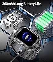 LIGE Military Smart Watch for Men, 1.96″ HD Screen, Bluetooth Calling, Fitness Tracker, 5ATM Waterproof — image 6