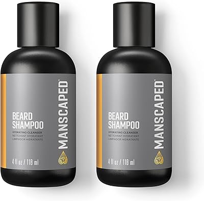 MANSCAPED UltraPremium Beard Shampoo 4oz 2-Pack