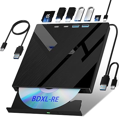 Wbacon 7-in-1 External Blu-ray Drive