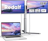 Redalf 15.6″ FHD Portable Triple Monitor for Laptop — image 1