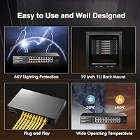 MokerLink 18-Port Gigabit PoE Switch — image 5