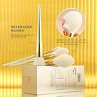 DUcare 15-Piece Makeup Brush Set with Holder — image 4