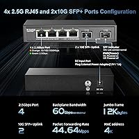 MokerLink 4-Port 2.5G Ethernet Switch with 2x10G SFP — image 4