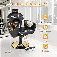 LUXMARS Hydraulic Barber Chair — image 3
